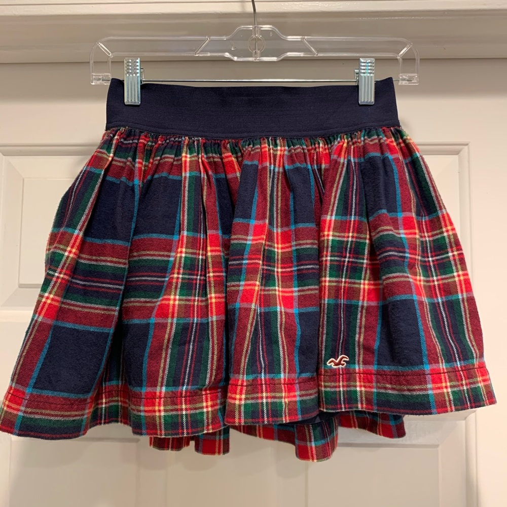 Hollister plaid schoolgirl skirt